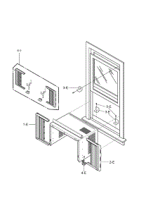 Installation Parts parts for Kenmore Room Air Conditioner 580.75051900 (58075051900, 580 75051900) from AppliancePartsPros.com