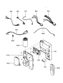 Control Box Assy parts for Kenmore Air Conditioner 580.75062500 (58075062500, 580 75062500) from AppliancePartsPros.com