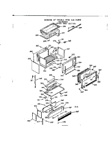 Upper Body Section parts for Kenmore Range 103.7858012 (1037858012, 103 7858012) from AppliancePartsPros.com