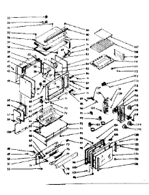 Upper Body Section parts for Kenmore Range 103.7866800 (1037866800, 103 7866800) from AppliancePartsPros.com