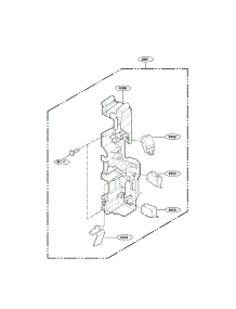 Latch Board Parts parts for Kenmore Microwave 721.62774100 (72162774100, 721 62774100) from AppliancePartsPros.com