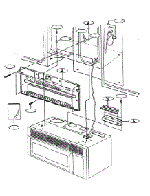Installation Parts parts for Kenmore Microwave 721.62774200 (72162774200, 721 62774200) from AppliancePartsPros.com