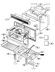 Oven Cavity Parts parts for Kenmore Microwave 721.62774200 (72162774200, 721 62774200) from AppliancePartsPros.com