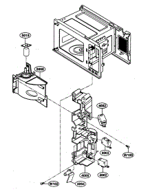 Suction Guide Parts parts for Kenmore Microwave 721.63102300 (72163102300, 721 63102300) from AppliancePartsPros.com