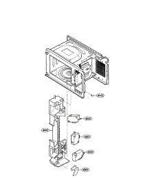 Latch Board parts for Kenmore Microwave 721.63252300 (72163252300, 721 63252300) from AppliancePartsPros.com