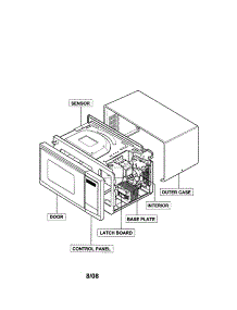 Introduction parts for Kenmore Microwave 721.63252300 (72163252300, 721 63252300) from AppliancePartsPros.com