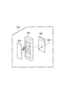 Controller parts for Kenmore Microwave 721.63252300 (72163252300, 721 63252300) from AppliancePartsPros.com