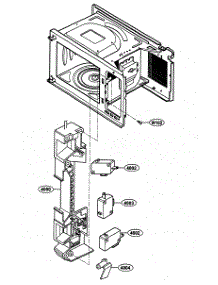 Latch Board Parts parts for Kenmore Microwave 721.63252301 (72163252301, 721 63252301) from AppliancePartsPros.com