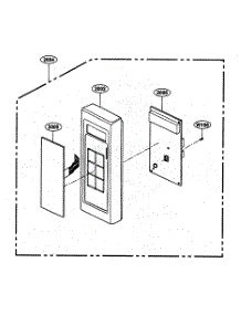 Controller Parts parts for Kenmore Microwave 721.63252301 (72163252301, 721 63252301) from AppliancePartsPros.com