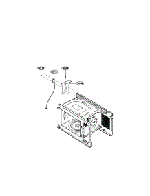 Sensor parts for Kenmore Microwave 721.63259300 (72163259300, 721 63259300) from AppliancePartsPros.com
