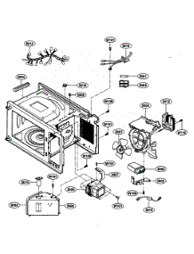 Oven Interior Parts parts for Kenmore Microwave 721.63259301 (72163259301, 721 63259301) from AppliancePartsPros.com