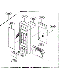 Controller Parts parts for Kenmore Microwave 721.63263300 (72163263300, 721 63263300) from AppliancePartsPros.com