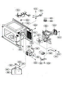 Interior Parts parts for Kenmore Microwave 721.63263300 (72163263300, 721 63263300) from AppliancePartsPros.com