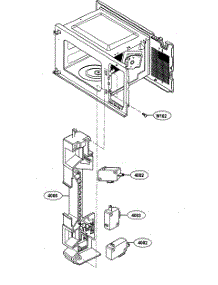 Latch Board Parts parts for Kenmore Microwave 721.63263300 (72163263300, 721 63263300) from AppliancePartsPros.com