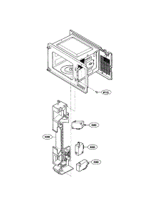 Latch Board parts for Kenmore Microwave 721.63263301 (72163263301, 721 63263301) from AppliancePartsPros.com