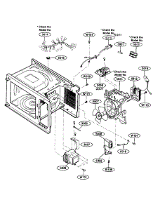 Interior Parts 1 parts for Kenmore Microwave 721.63292303 (72163292303, 721 63292303) from AppliancePartsPros.com