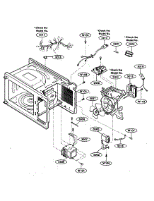 Interior Parts parts for Kenmore Microwave 721.63293301 (72163293301, 721 63293301) from AppliancePartsPros.com