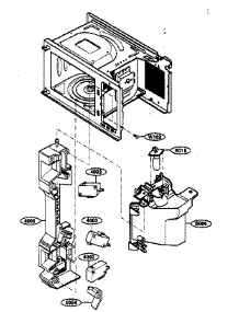 Latch Board Parts parts for Kenmore Microwave 721.63299300 (72163299300, 721 63299300) from AppliancePartsPros.com