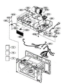 Interior 2 parts for Kenmore Microwave 721.63652300 (72163652300, 721 63652300) from AppliancePartsPros.com