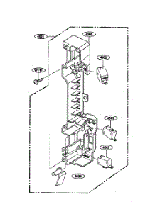 Latch Board parts for Kenmore Microwave 721.63652300 (72163652300, 721 63652300) from AppliancePartsPros.com