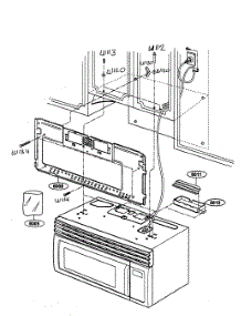 Installation parts for Kenmore Microwave 721.63652300 (72163652300, 721 63652300) from AppliancePartsPros.com