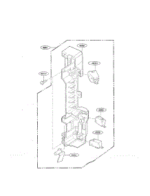Latch Board Parts parts for Kenmore Microwave 721.63652301 (72163652301, 721 63652301) from AppliancePartsPros.com