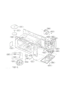 Interior Parts parts for Kenmore Microwave 721.63652301 (72163652301, 721 63652301) from AppliancePartsPros.com