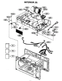 Interior 2 parts for Kenmore Microwave 721.63653300 (72163653300, 721 63653300) from AppliancePartsPros.com