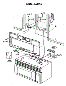 Installation parts for Kenmore Microwave 721.63654300 (72163654300, 721 63654300) from AppliancePartsPros.com