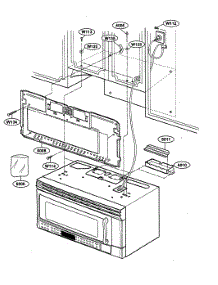 Instalation Parts parts for Kenmore Microwave 721.63663300 (72163663300, 721 63663300) from AppliancePartsPros.com
