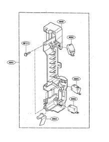 Latch Board parts for Kenmore Microwave 721.63663300 (72163663300, 721 63663300) from AppliancePartsPros.com
