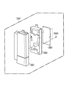 Control Panel 2 parts for Kenmore Microwave 721.63663300 (72163663300, 721 63663300) from AppliancePartsPros.com
