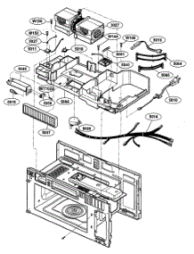 Interior Parts 2 parts for Kenmore Microwave 721.63664300 (72163664300, 721 63664300) from AppliancePartsPros.com
