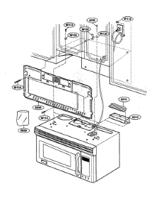 Instalation Parts parts for Kenmore Microwave 721.63682300 (72163682300, 721 63682300) from AppliancePartsPros.com