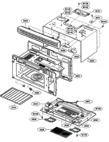 Oven Cavity parts for Kenmore Microwave 721.63683300 (72163683300, 721 63683300) from AppliancePartsPros.com