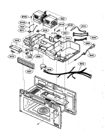 Interiot Parts 2 parts for Kenmore Microwave 721.63684300 (72163684300, 721 63684300) from AppliancePartsPros.com