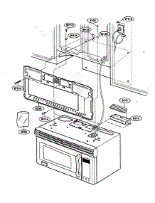 Instalation Parts parts for Kenmore Microwave 721.63684300 (72163684300, 721 63684300) from AppliancePartsPros.com