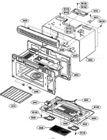Oven Cavity parts for Kenmore Microwave 721.63684300 (72163684300, 721 63684300) from AppliancePartsPros.com