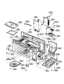 Interior Parts 1 parts for Kenmore Microwave 721.63689300 (72163689300, 721 63689300) from AppliancePartsPros.com
