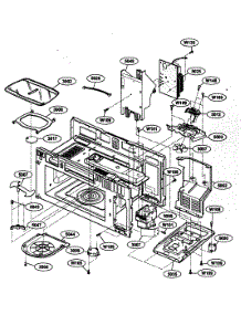 Interior Parts(1) parts for Kenmore Microwave 721.63762300 (72163762300, 721 63762300) from AppliancePartsPros.com