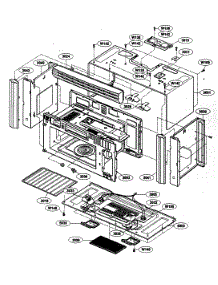 Oven Cavity Parts parts for Kenmore Microwave 721.63763300 (72163763300, 721 63763300) from AppliancePartsPros.com