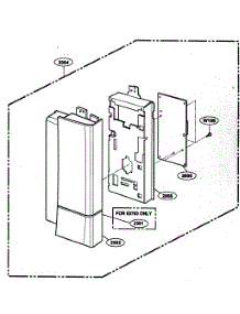 Controller Parts(2) parts for Kenmore Microwave 721.63763300 (72163763300, 721 63763300) from AppliancePartsPros.com