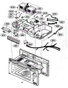 Interior Parts(2) parts for Kenmore Microwave 721.63764300 (72163764300, 721 63764300) from AppliancePartsPros.com