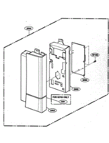 Controller Parts(2) parts for Kenmore Microwave 721.63764300 (72163764300, 721 63764300) from AppliancePartsPros.com
