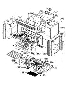 Oven Cavity Parts parts for Kenmore Microwave 721.63764300 (72163764300, 721 63764300) from AppliancePartsPros.com