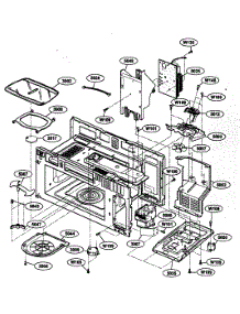 Interior Parts(1) parts for Kenmore Microwave 721.63769300 (72163769300, 721 63769300) from AppliancePartsPros.com