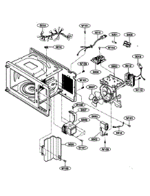 Oven Interior parts for Kenmore Microwave 721.63992300 (72163992300, 721 63992300) from AppliancePartsPros.com