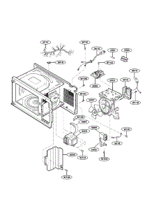 Interior Parts parts for Kenmore Microwave 721.63992301 (72163992301, 721 63992301) from AppliancePartsPros.com