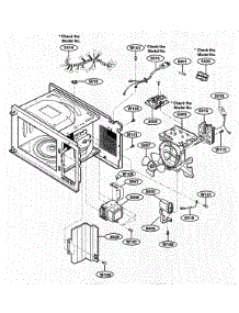 Interior Parts parts for Kenmore Microwave 721.63992303 (72163992303, 721 63992303) from AppliancePartsPros.com