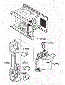 Latch Board parts for Kenmore Microwave 721.63992303 (72163992303, 721 63992303) from AppliancePartsPros.com